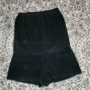 Black Terrycloth Romper Size Large